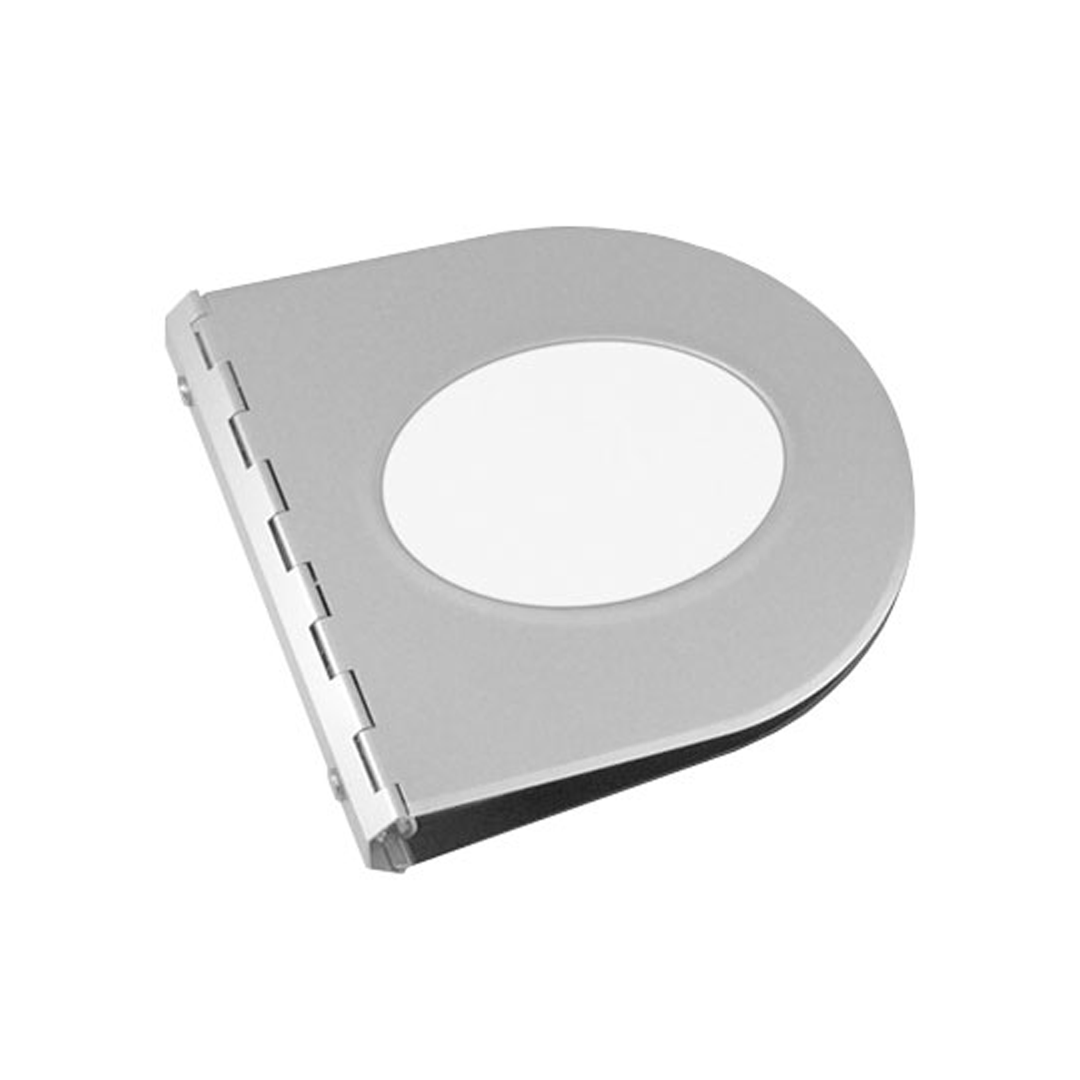 Porta CD metálico sublimable  capacidad 10 CD / DVD