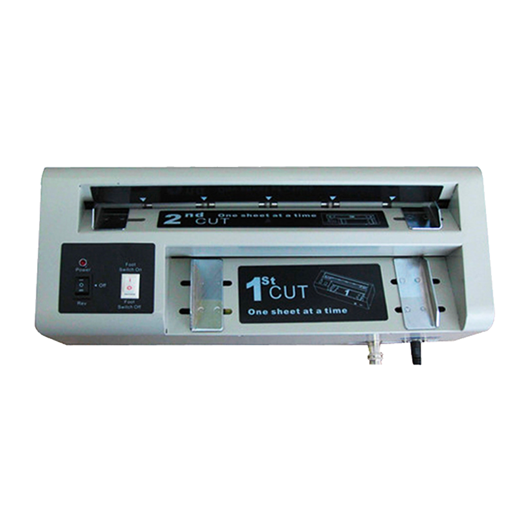 Cortadora de tarjetas de presentación de papel, tamaño A4, alta velocidad y precisión, modelo TMSD-MG, 180 grs